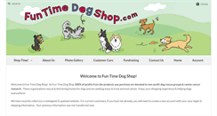 Desktop Screenshot of funtimedogshop.com